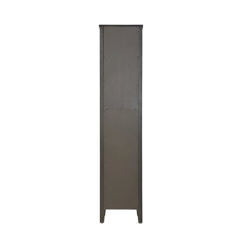 16 Inch Bath Storage Cabinet in Chocolate Oak. Picture 7