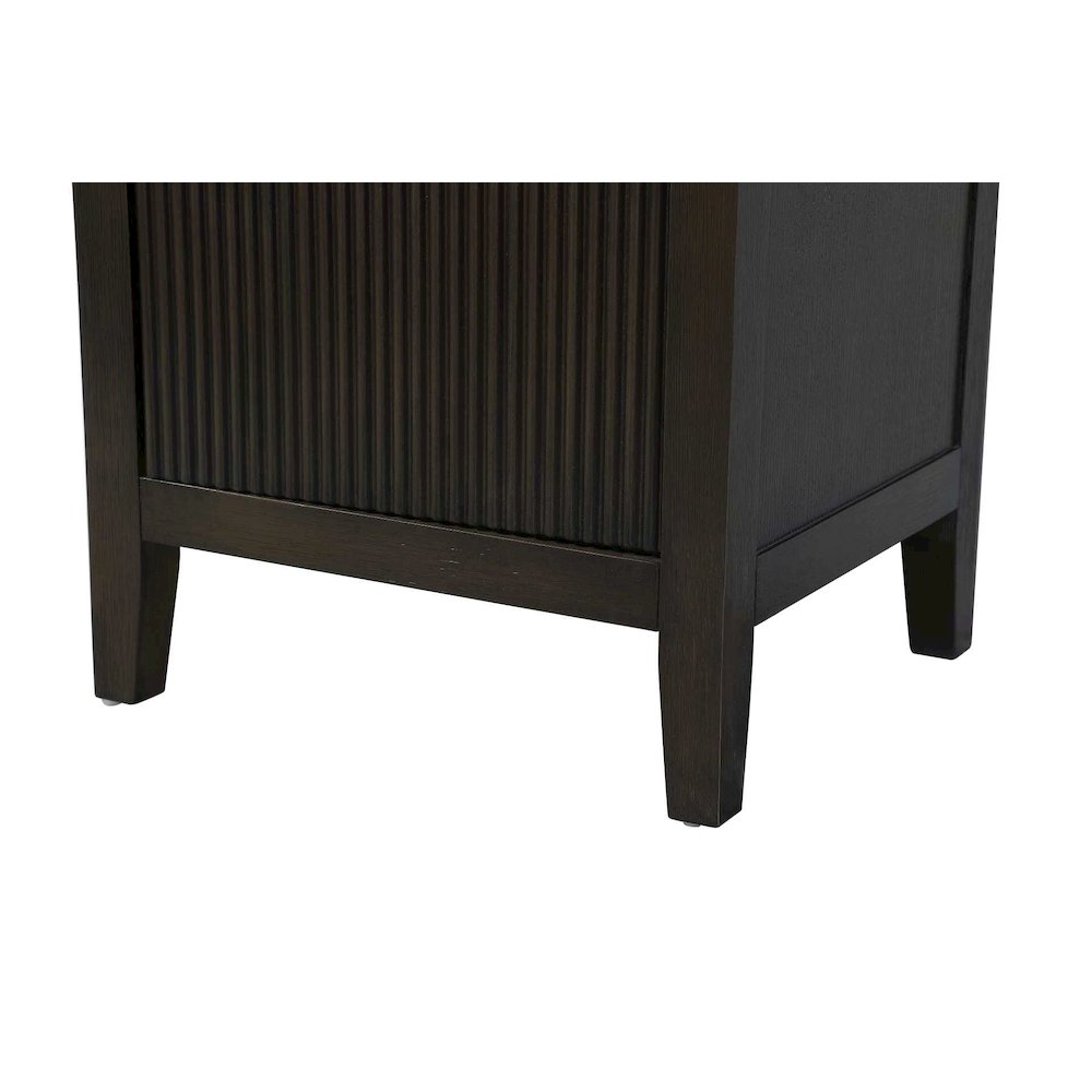 20 Inch Bath Storage Cabinet in Chocolate Oak. Picture 6
