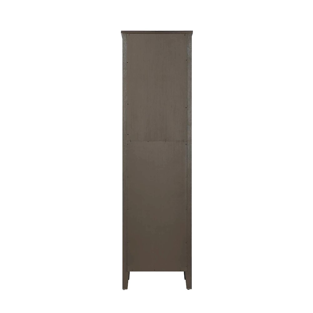 20 Inch Bath Storage Cabinet in Chocolate Oak. Picture 7
