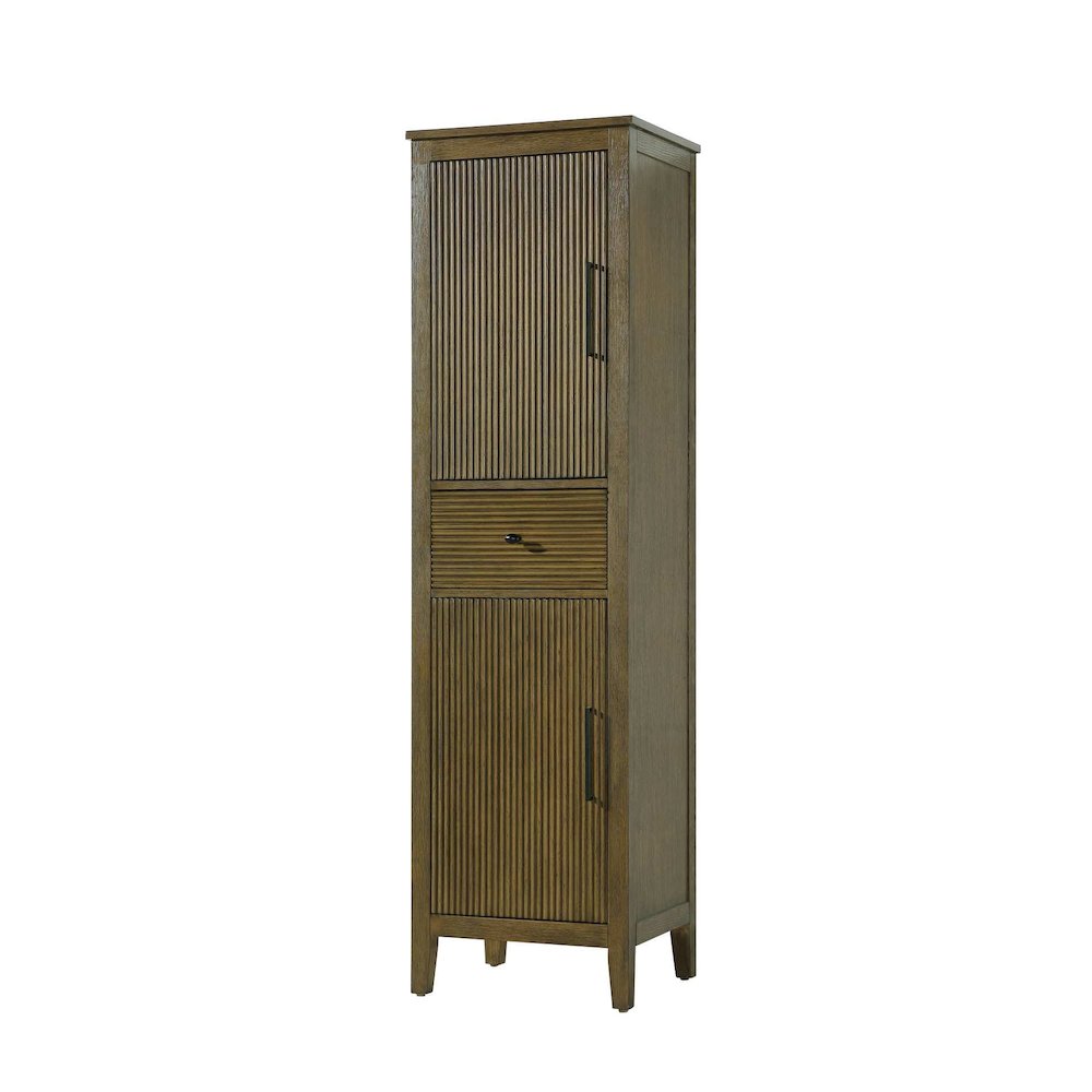 20 Inch Bath Storage Cabinet in Hazel Oak. Picture 1