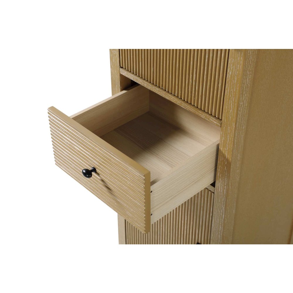 20 Inch Bath Storage Cabinet in Linen Oak. Picture 4