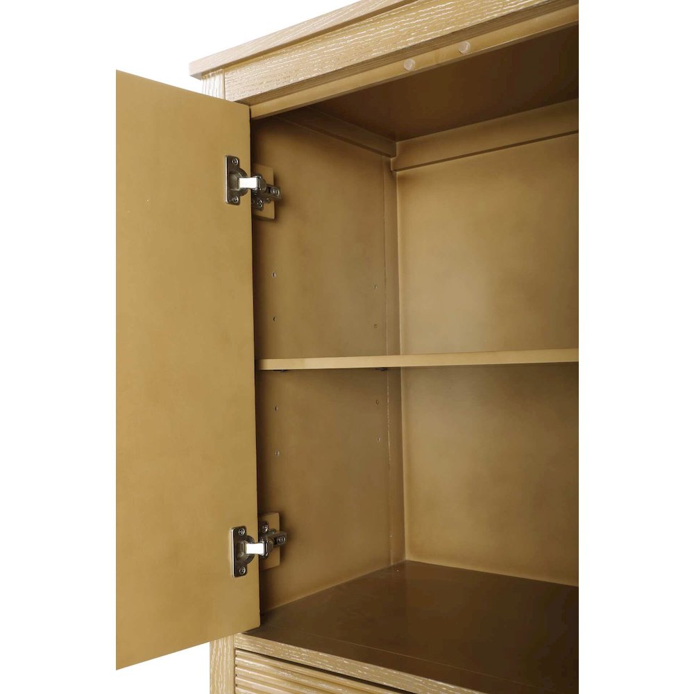 20 Inch Bath Storage Cabinet in Linen Oak. Picture 5