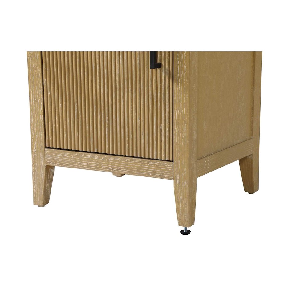 20 Inch Bath Storage Cabinet in Linen Oak. Picture 6