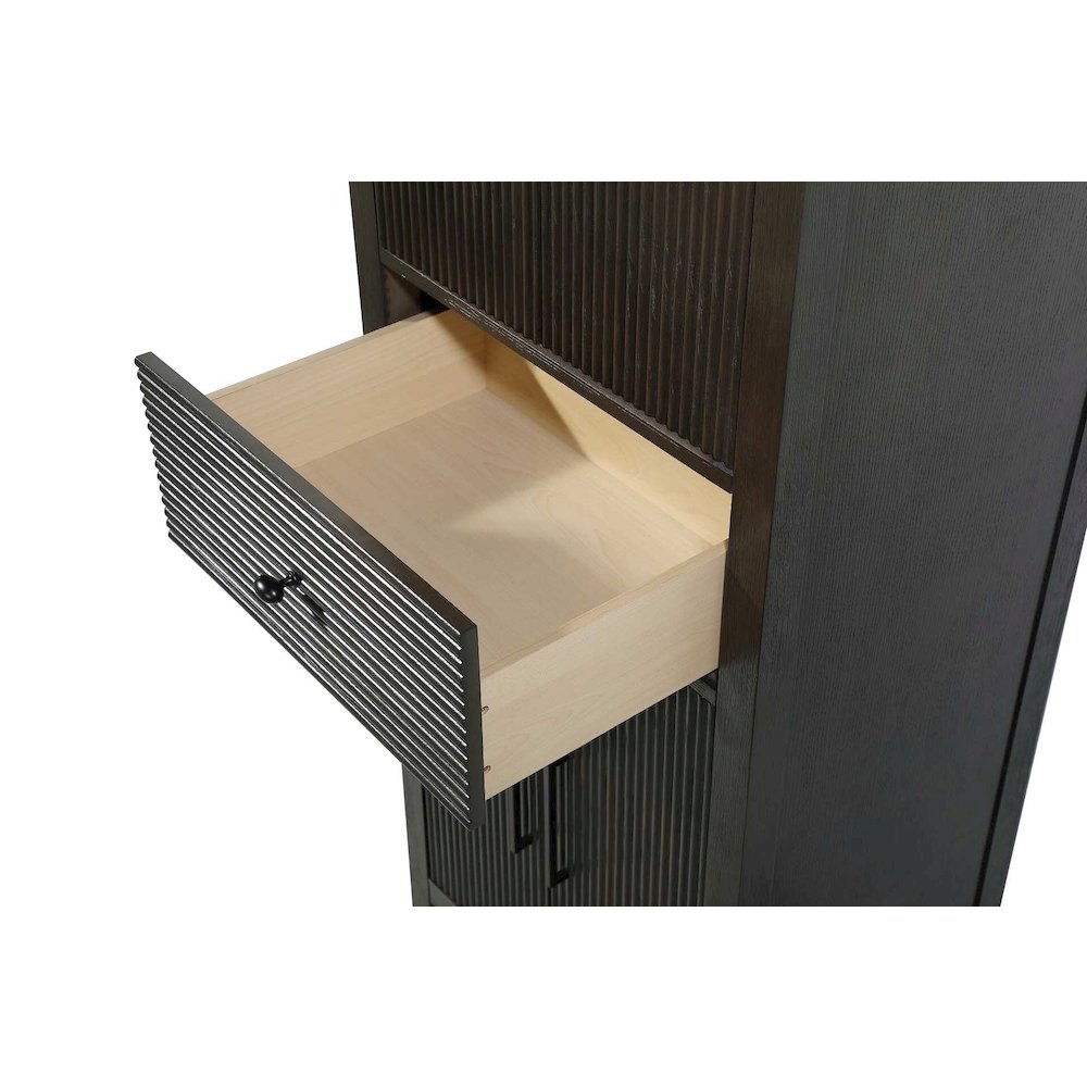 24 Inch Bath Storage Cabinet in Chocolate Oak. Picture 4