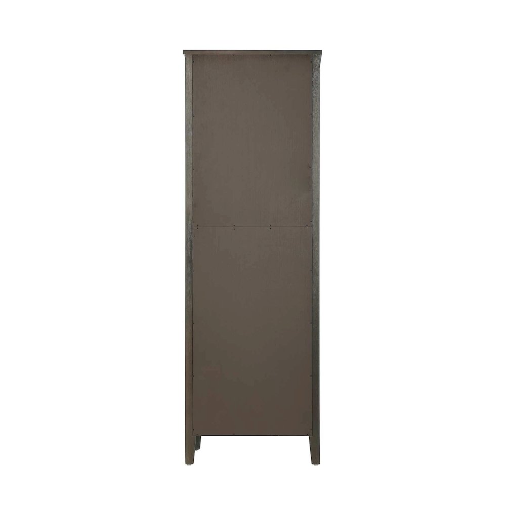 24 Inch Bath Storage Cabinet in Chocolate Oak. Picture 7