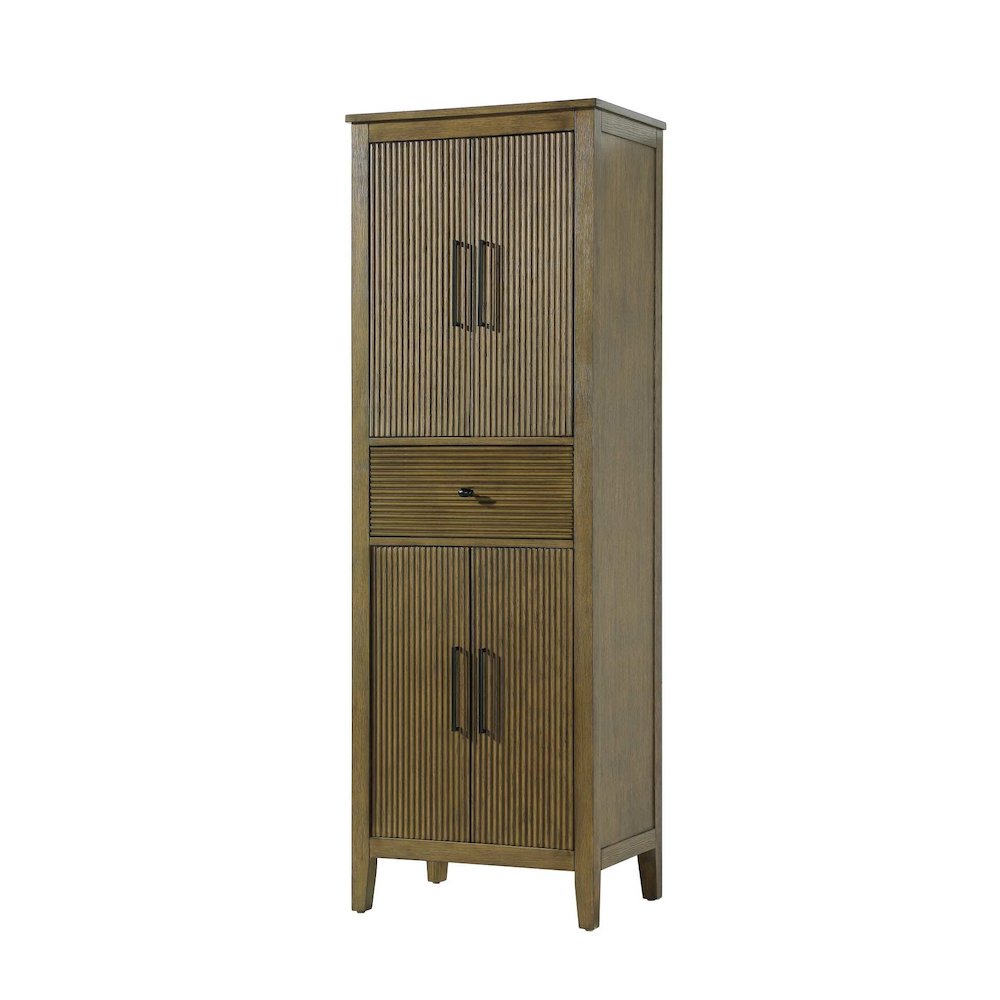 24 Inch Bath Storage Cabinet in Hazel Oak. Picture 1