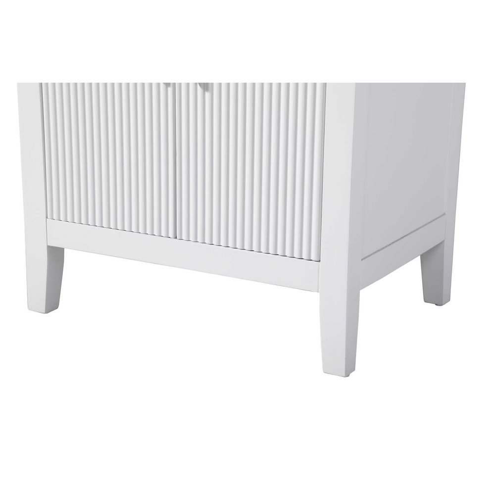 24 Inch Bath Storage Cabinet in White. Picture 6
