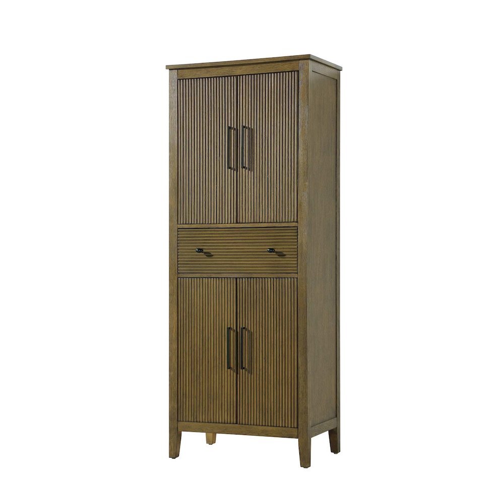 28 Inch Bath Storage Cabinet in Hazel Oak. Picture 1