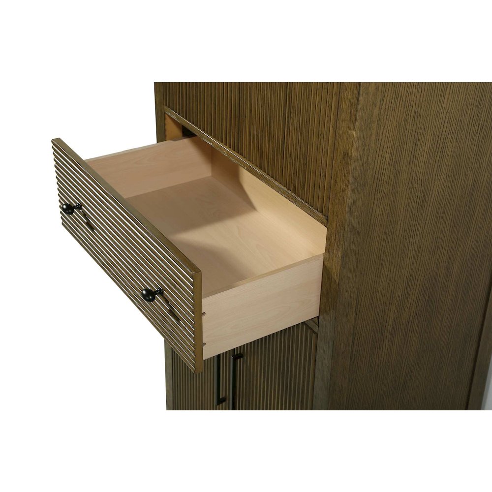 28 Inch Bath Storage Cabinet in Hazel Oak. Picture 4