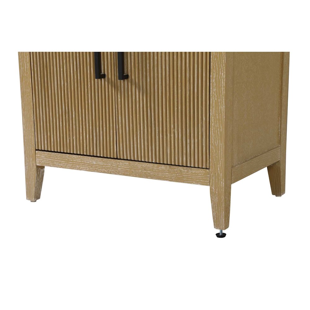 28 Inch Bath Storage Cabinet in Linen Oak. Picture 6