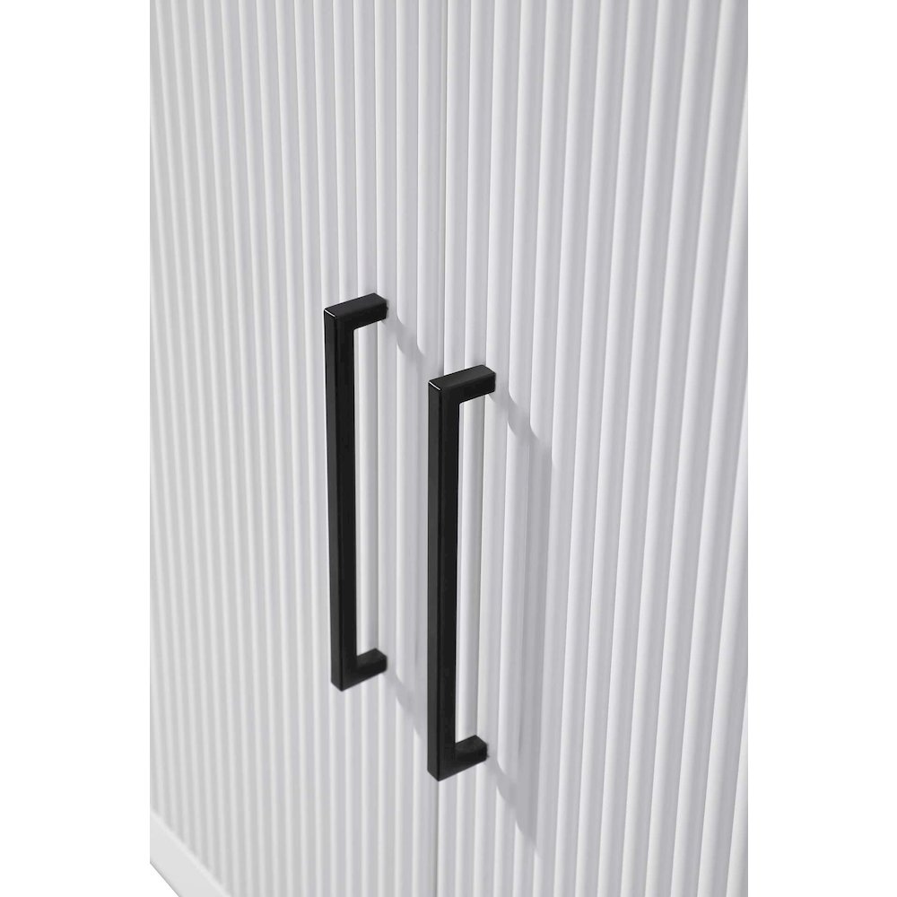 28 Inch Bath Storage Cabinet in White. Picture 5
