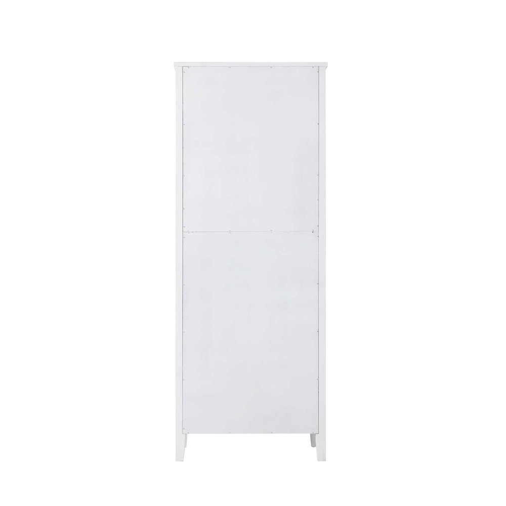 28 Inch Bath Storage Cabinet in White. Picture 7