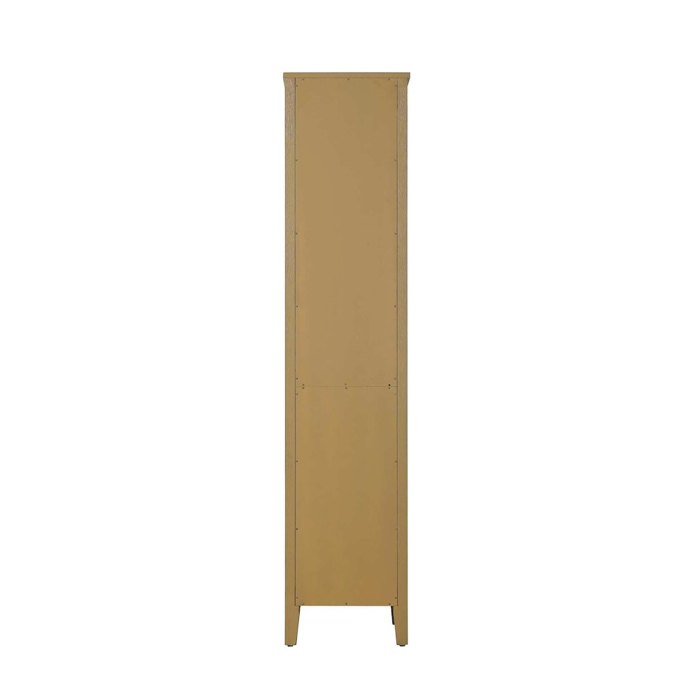 16 Inch Open Shelving Bath Storage Cabinet in Hazel Oak. Picture 6