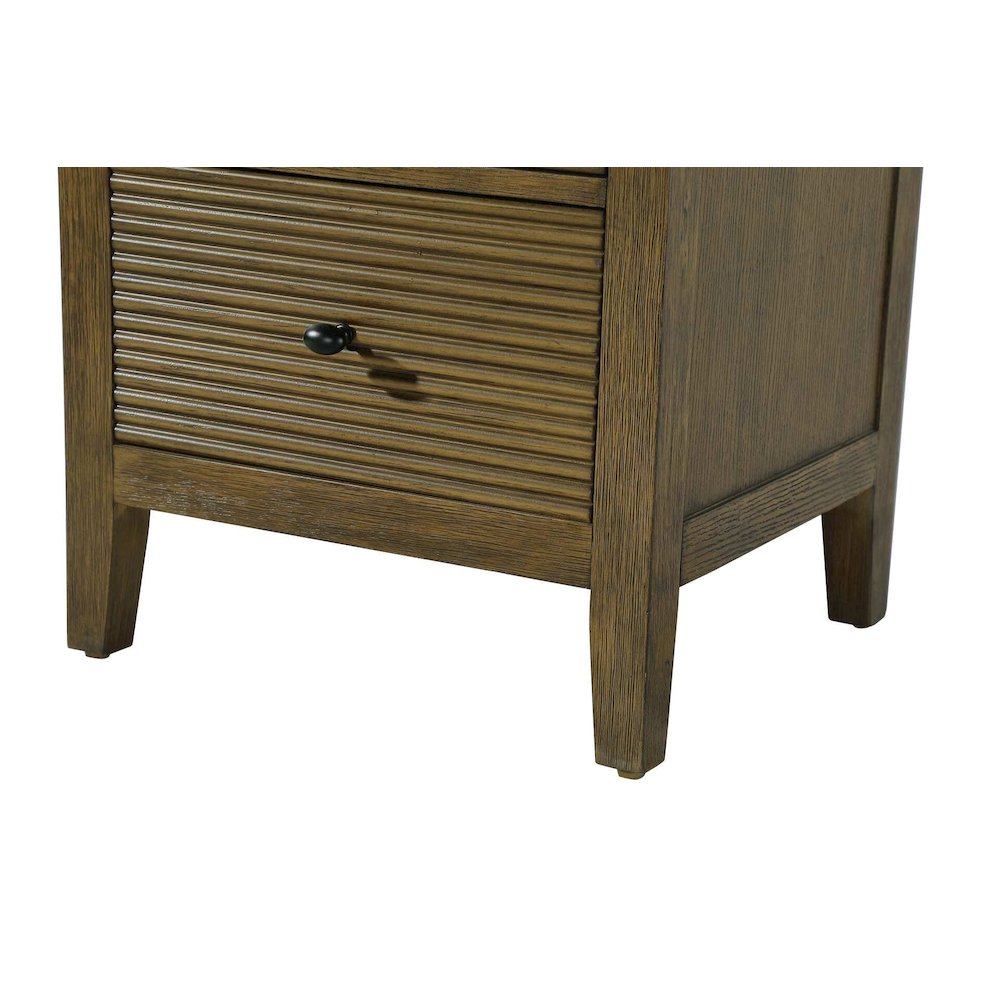 20 Inch Open Shelving Bath Storage Cabinet in Hazel Oak. Picture 5