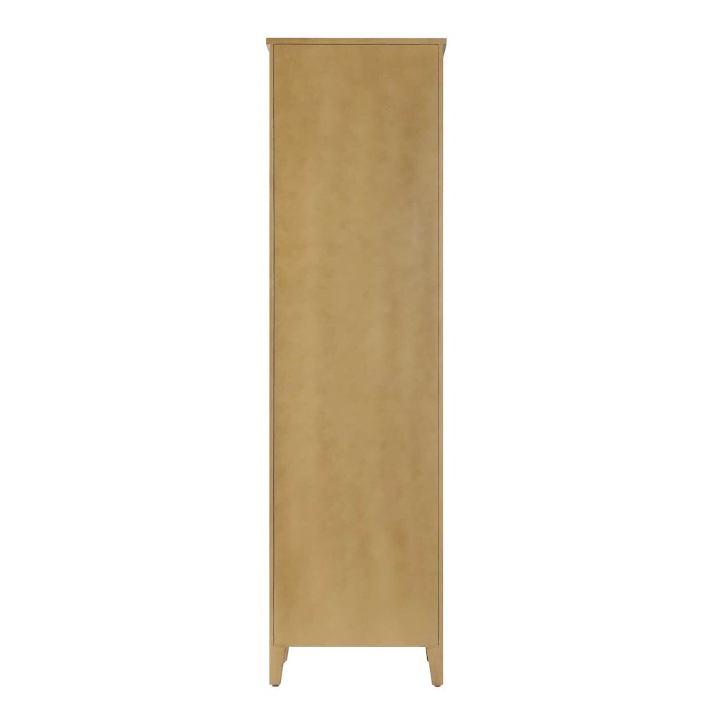 20 Inch Open Shelving Bath Storage Cabinet in Linen Oak. Picture 6