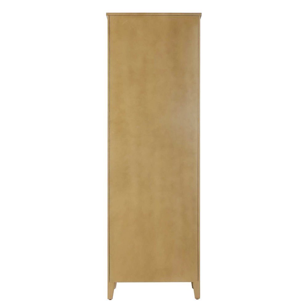 24 Inch Open Shelving Bath Storage Cabinet in Linen Oak. Picture 6