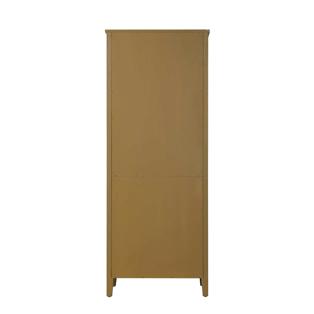 28 Inch Open Shelving Bath Storage Cabinet in Hazel Oak. Picture 6
