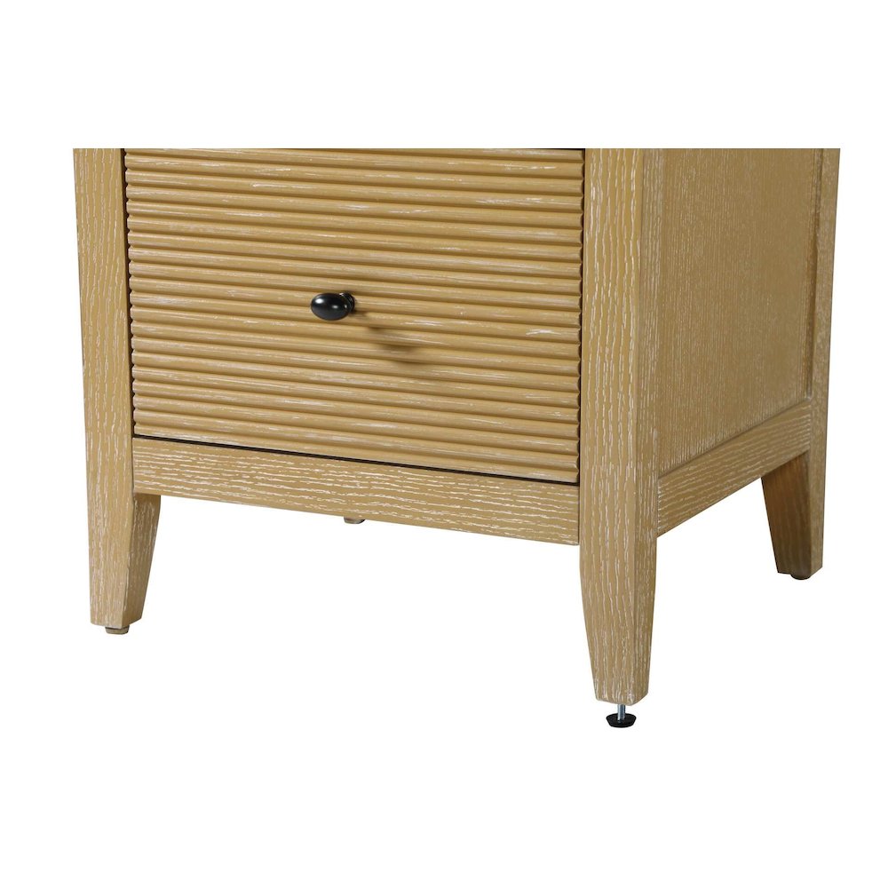 20 Inch Bath Storage Glass Cabinet in Linen Oak. Picture 6