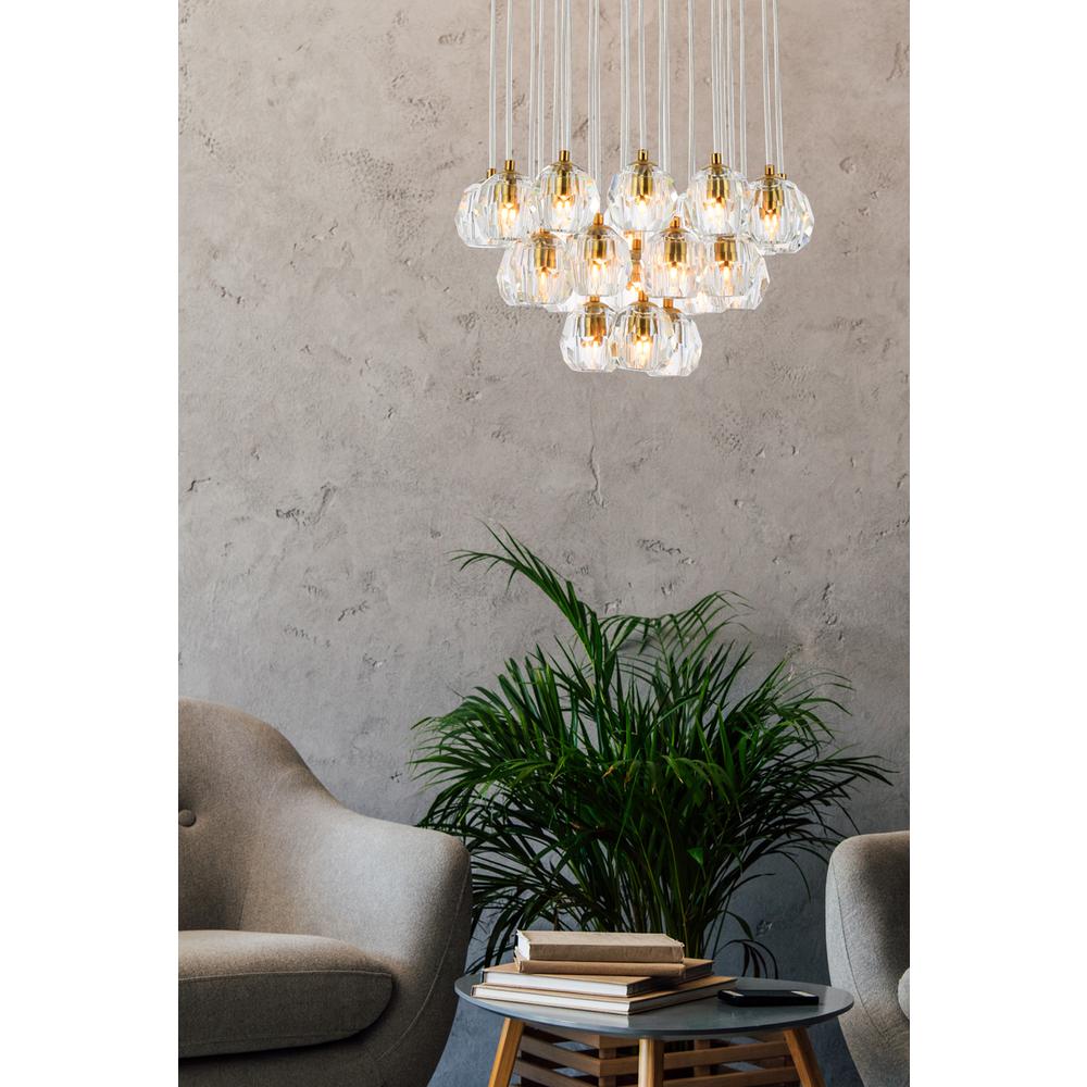 Eren 24 lights gold pendant. Picture 6