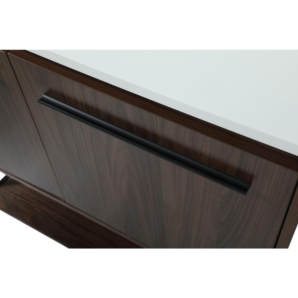 36 inch Single bathroom vanity in walnut. Picture 12