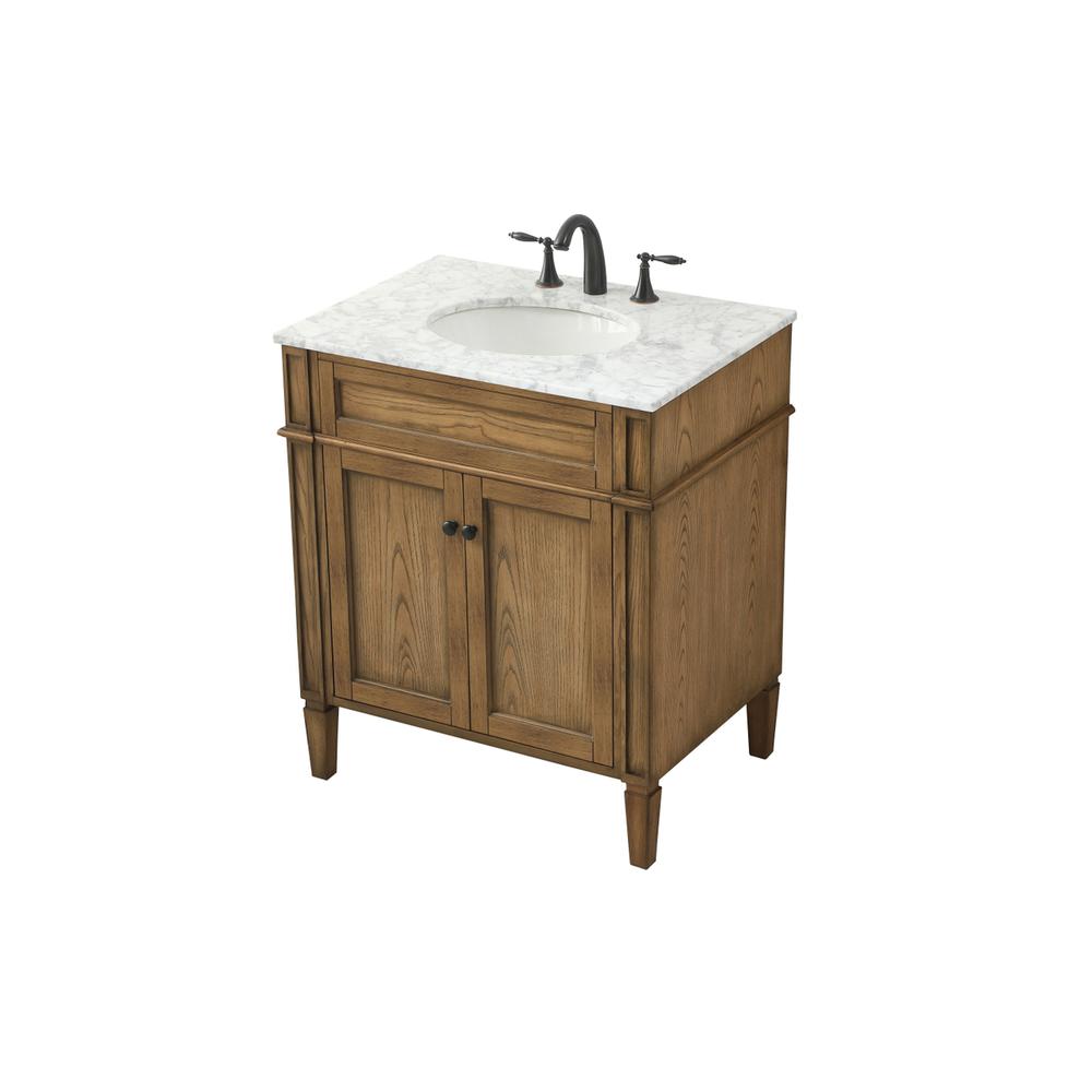 30 inch Single bathroom vanity in driftwood. Picture 8