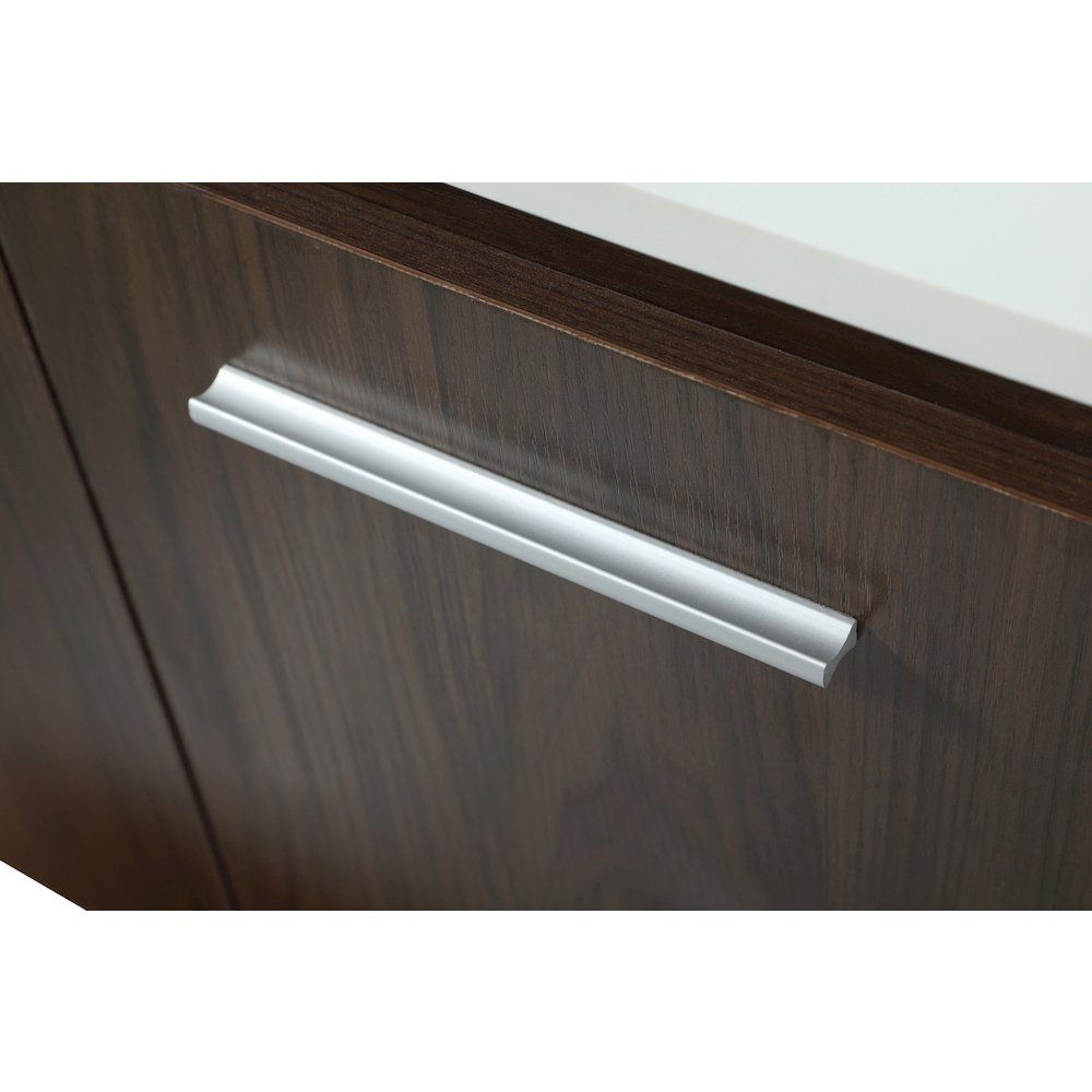 40 Inch Single Bathroom Vanity In Walnut With Backsplash. Picture 13