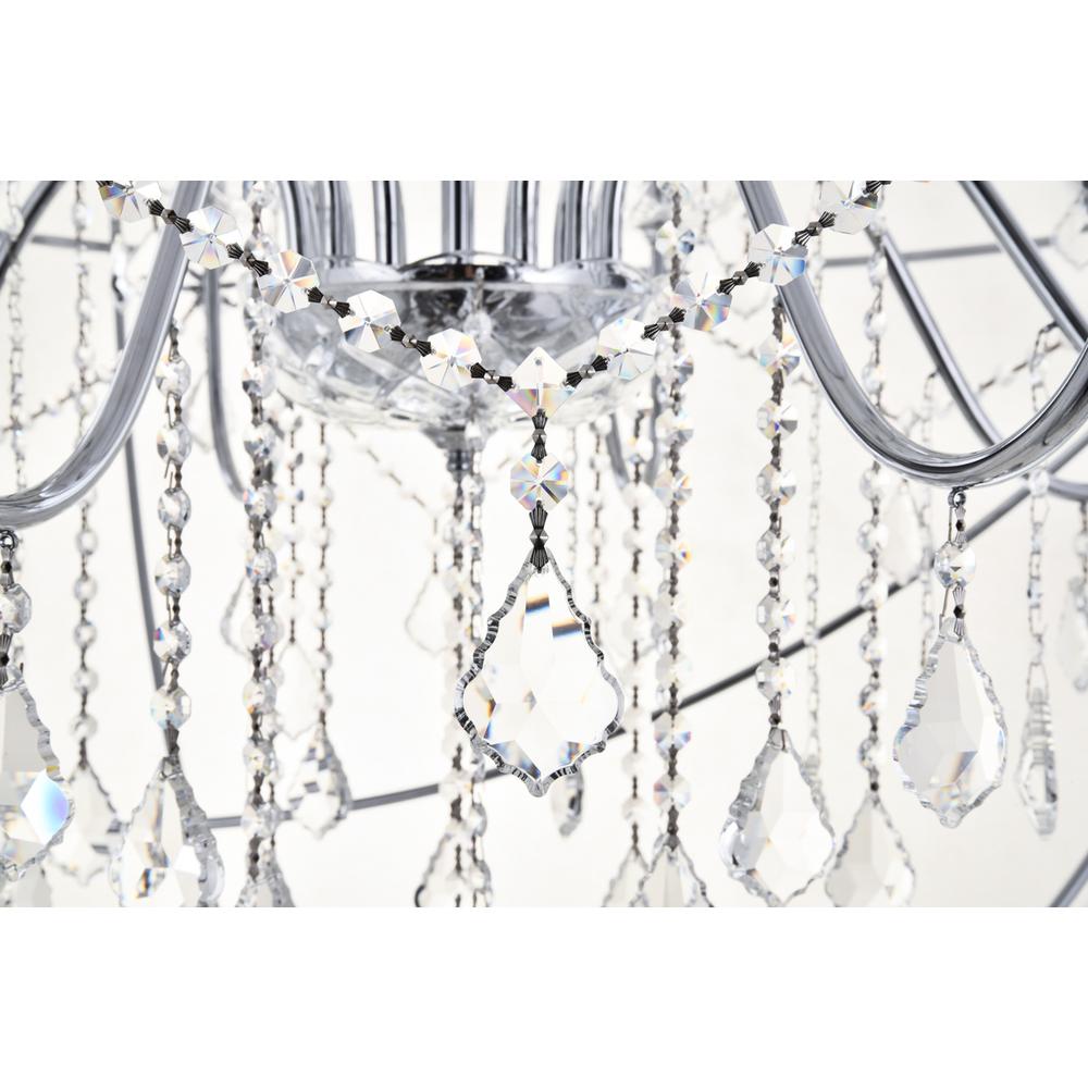 Cordelia 12 Light Chrome Crystal Pendant. Picture 4