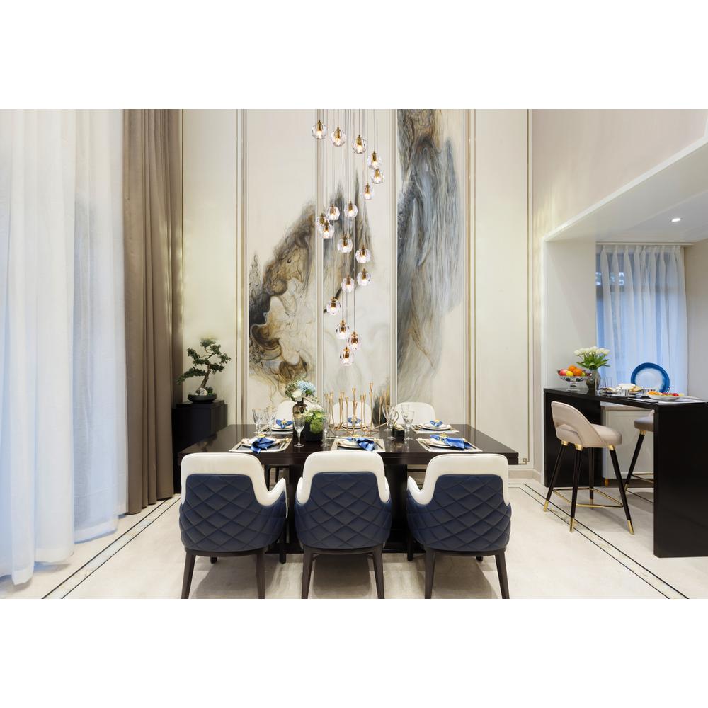 Eren 18 lights Gold pendant. Picture 8