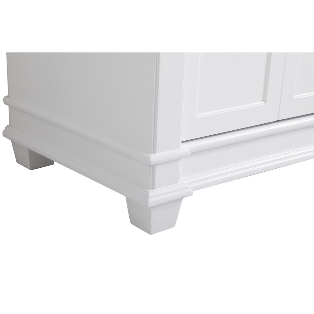 36 inch Single Bathroom Vanity set in White. Picture 12