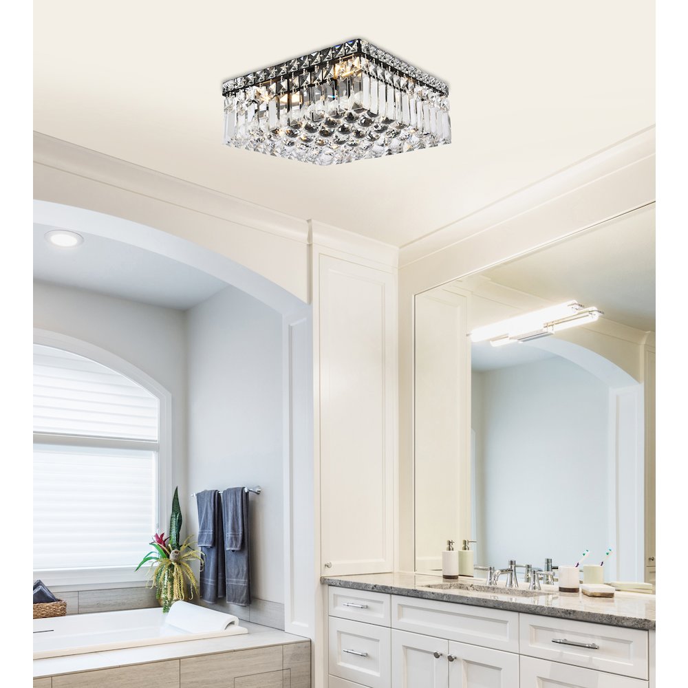 Maxime 14 Inch Black Flush Mount. Picture 8