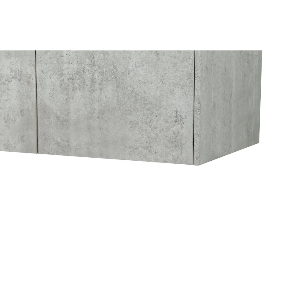 36 Inch Single Bathroom Vanity In Concrete Grey. Picture 14