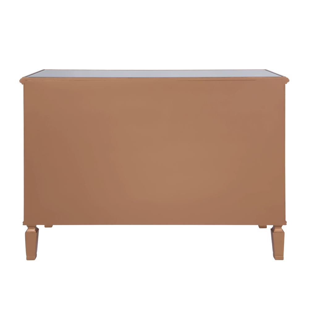 6 Drawer Dresser 48 in. x 18 in. x 32 in. in Gold paint. Picture 10
