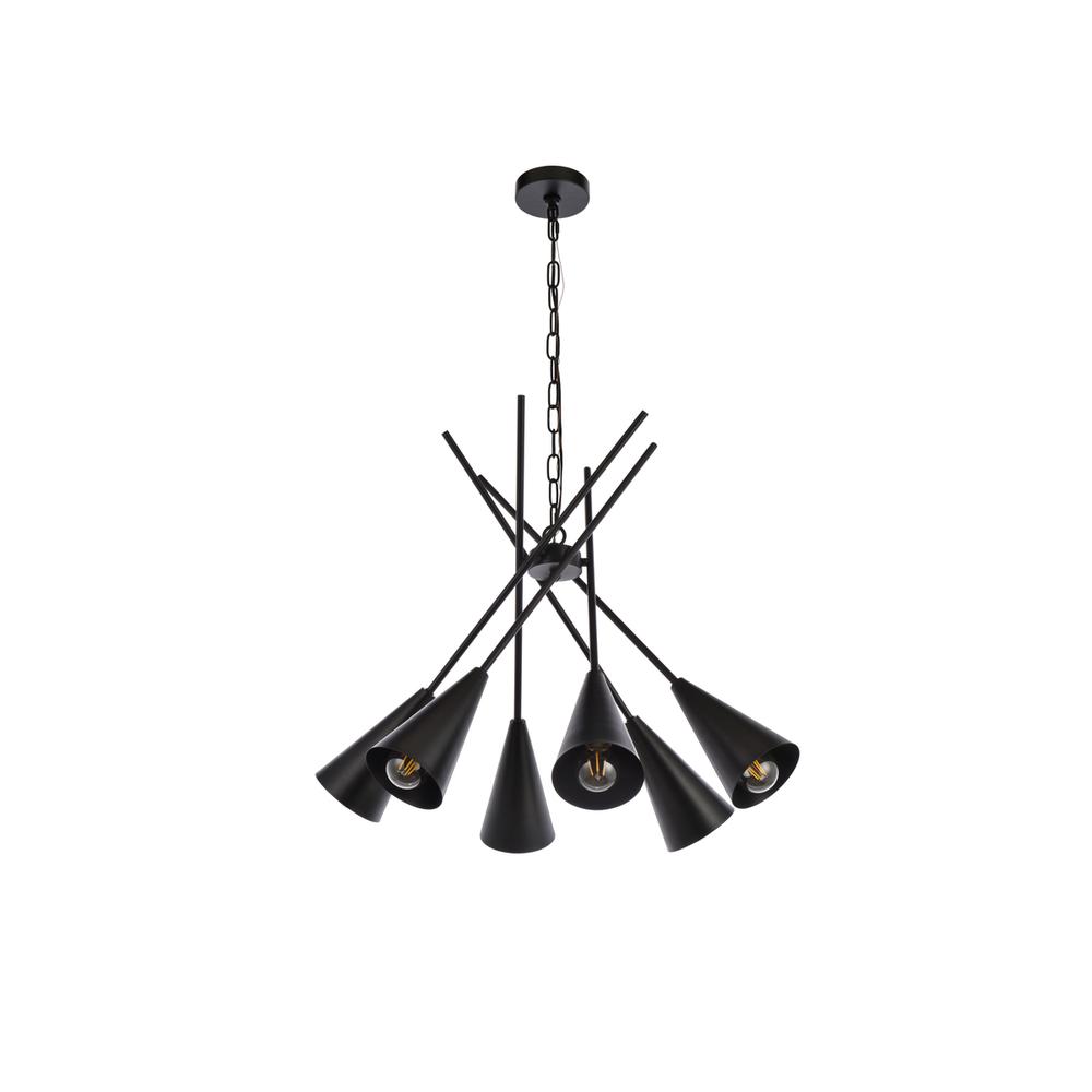 Casen 32 inch pendant in black. Picture 6