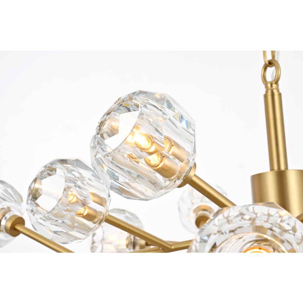 Graham 15 Light Pendant in Gold. Picture 3