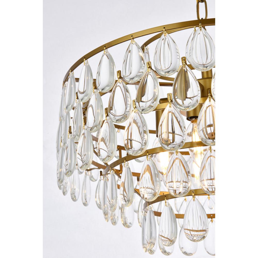 Mila 20 inch pendant in brass. Picture 4