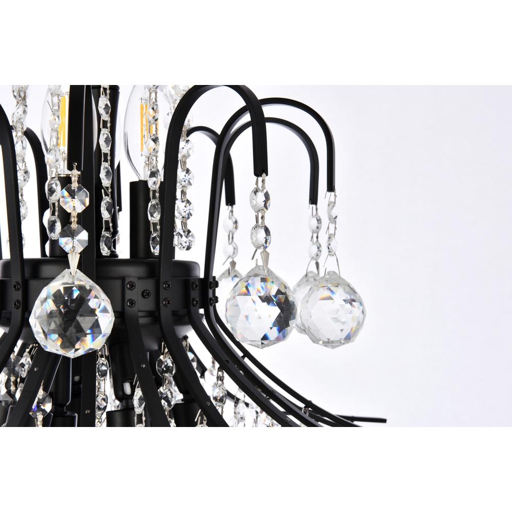 Toureg 22 inch black chandelier. Picture 4