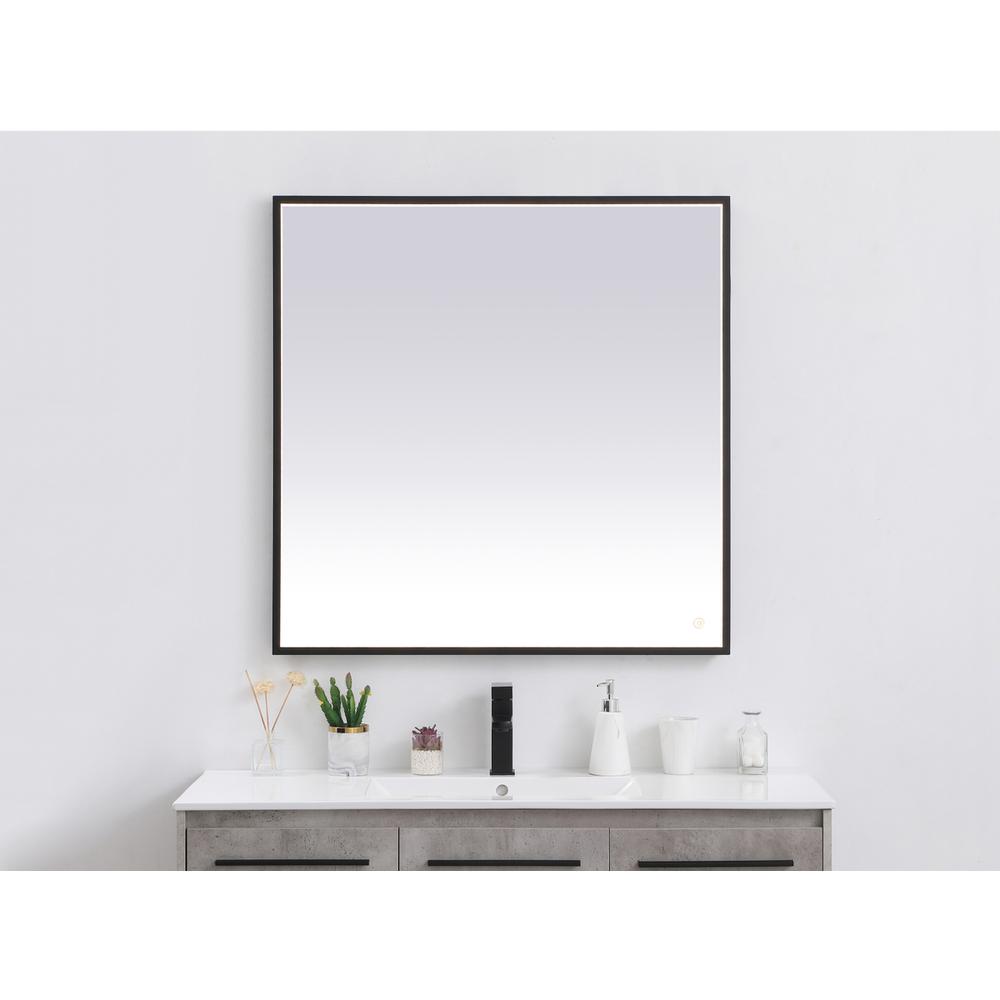 Pier 36x36 inch LED mirror with adjustable color temperature. Picture 10