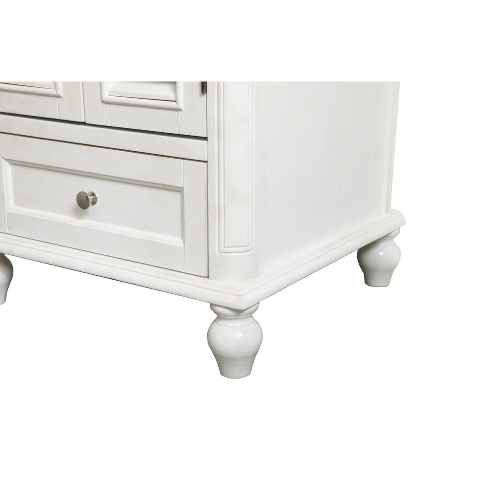 24 inch Single Bathroom Vanity in Antique White. Picture 12