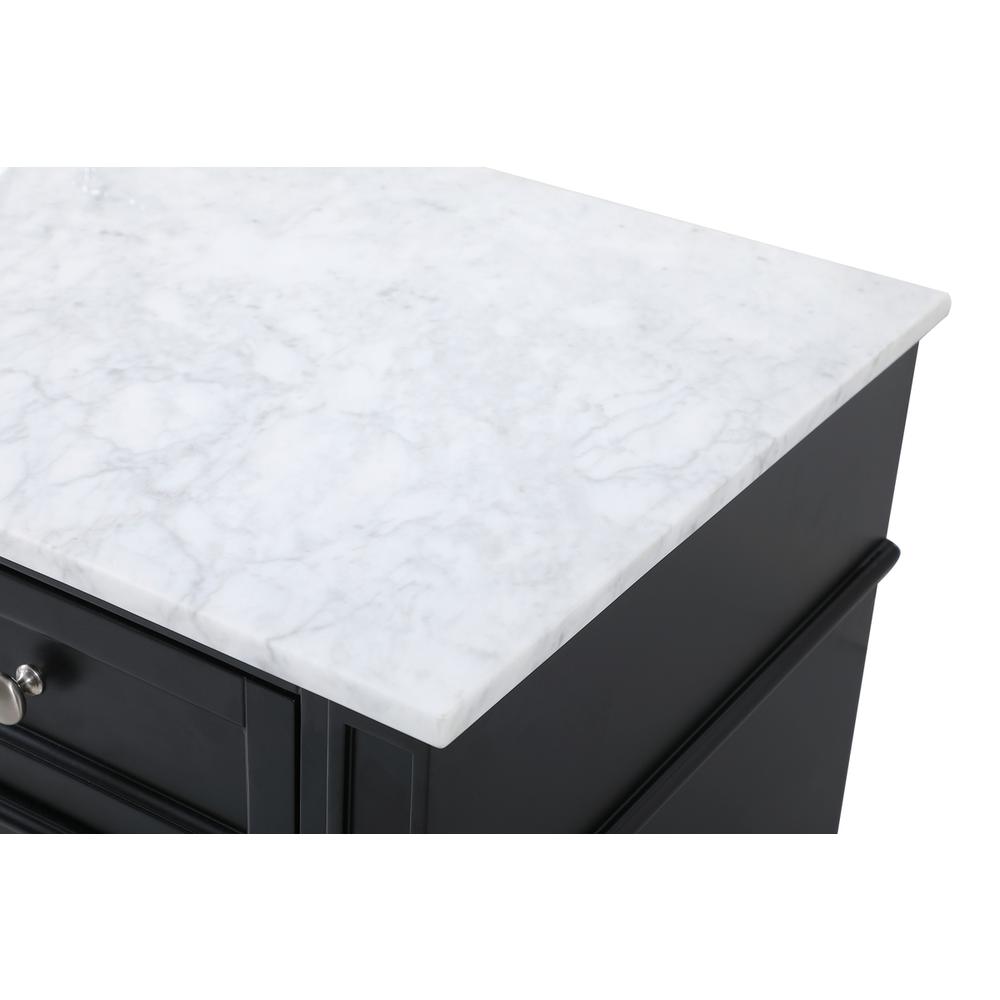 60 inch Single bathroom vanity in black. Picture 11