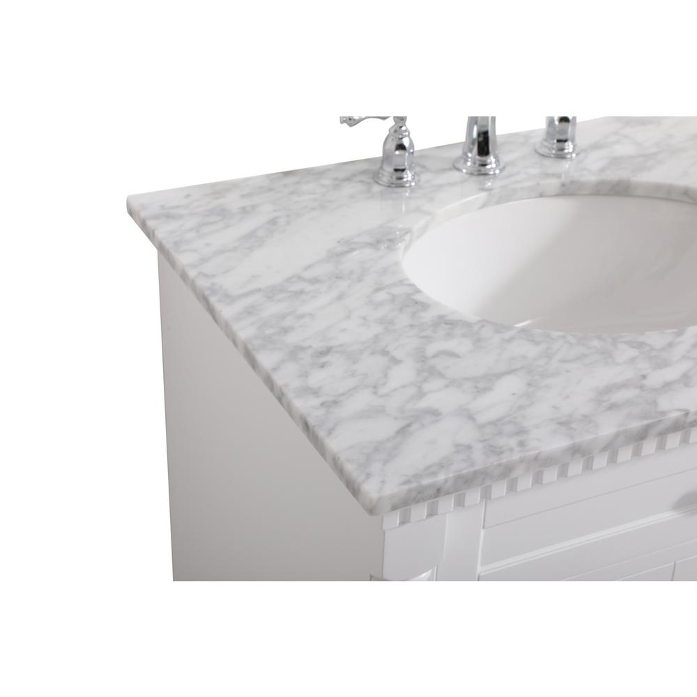 30 inch Single bathroom vanity in  White. Picture 11