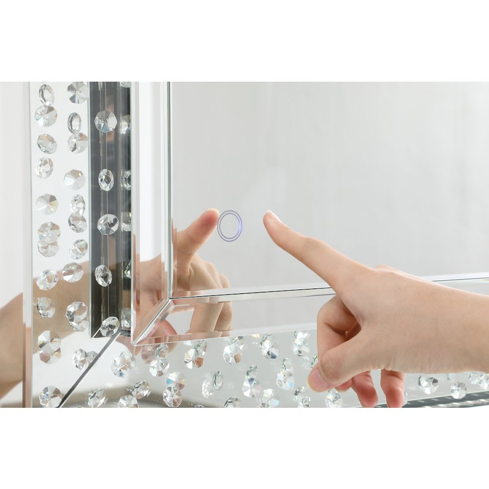 Raiden 32 X 40 Inch Led Crystal Mirror. Picture 9