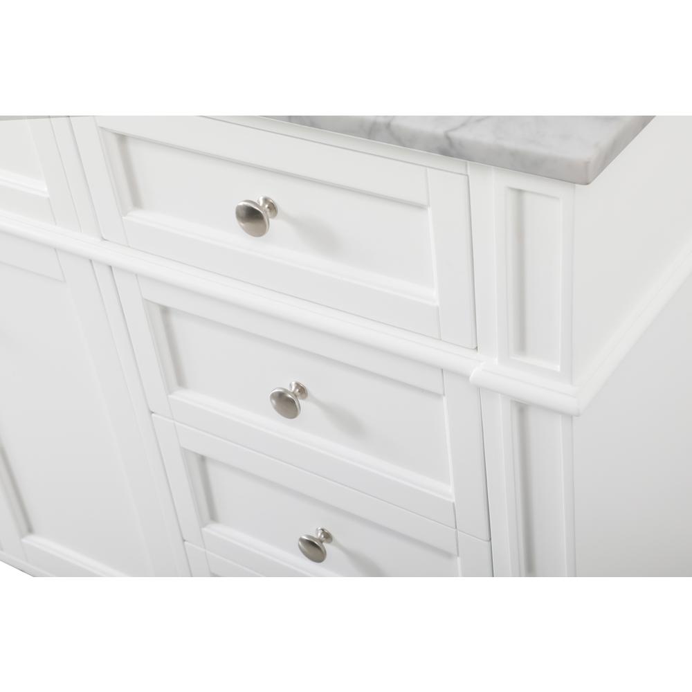 60 inch Single bathroom vanity in white. Picture 13