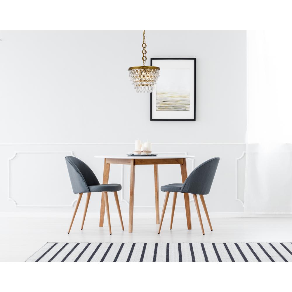 Nordic 4 lights brass pendant. Picture 8