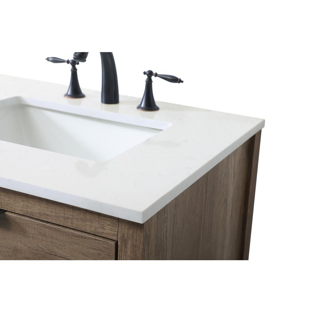 60 Inch Double Bathroom Vanity In Natural Oak. Picture 11