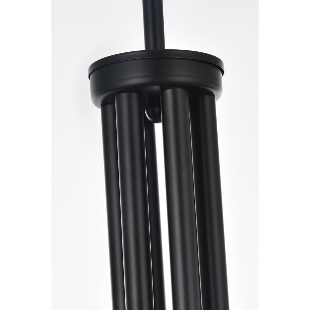 Layne 50 inch chandelier in Black. Picture 4