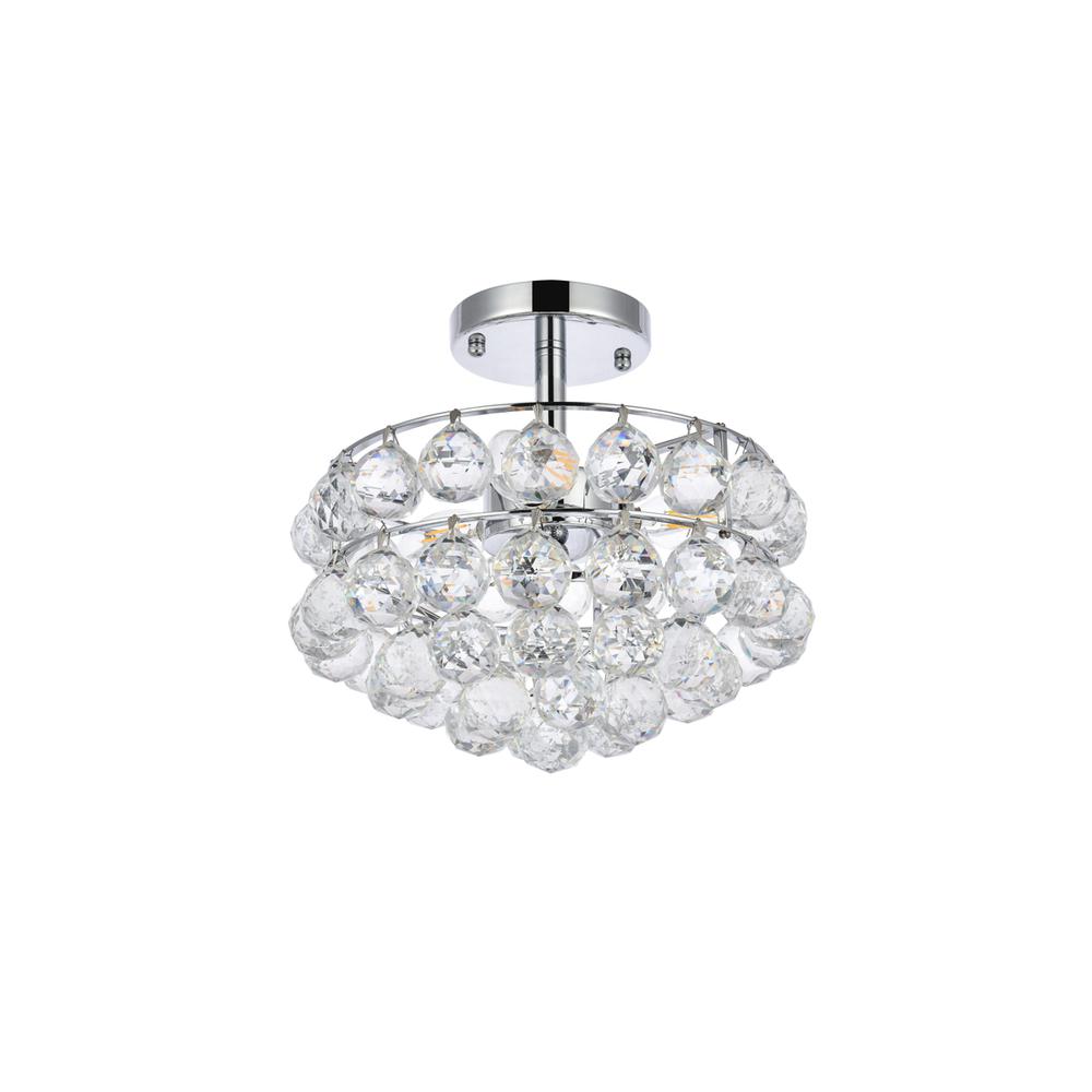 Savannah 12 inch flush mount in chrome. Picture 6