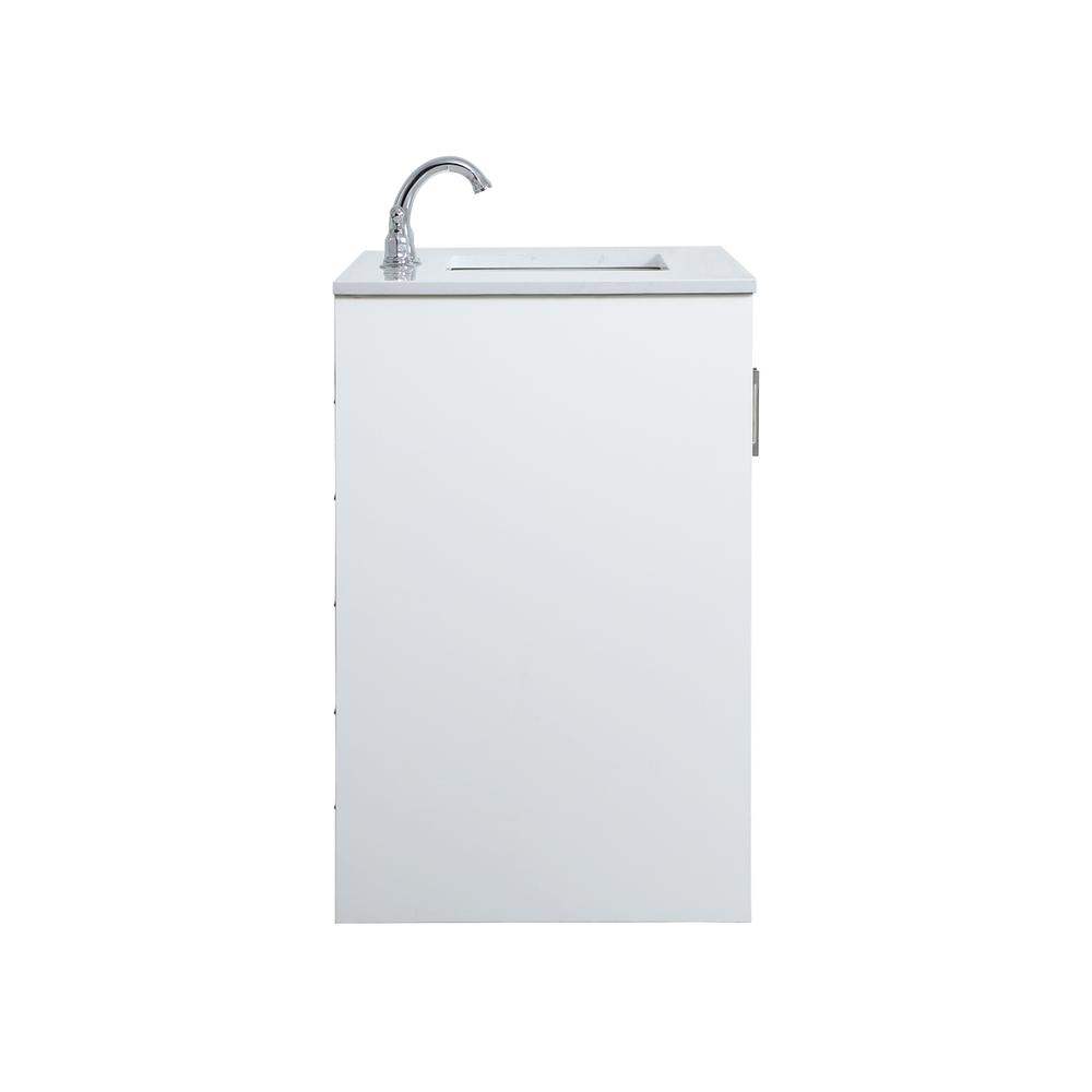 36 inch Single Bathroom Vanity in White. Picture 13
