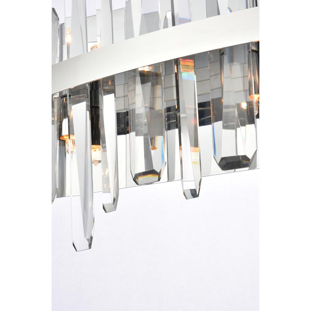 Serena 30 inch crystal bath sconce in chrome. Picture 5