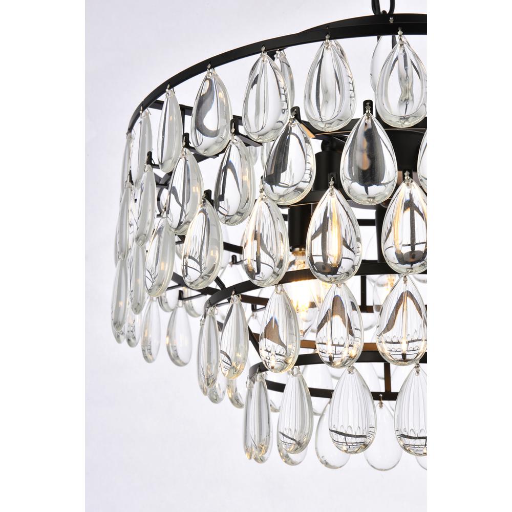 Mila 18 inch pendant in black. Picture 4
