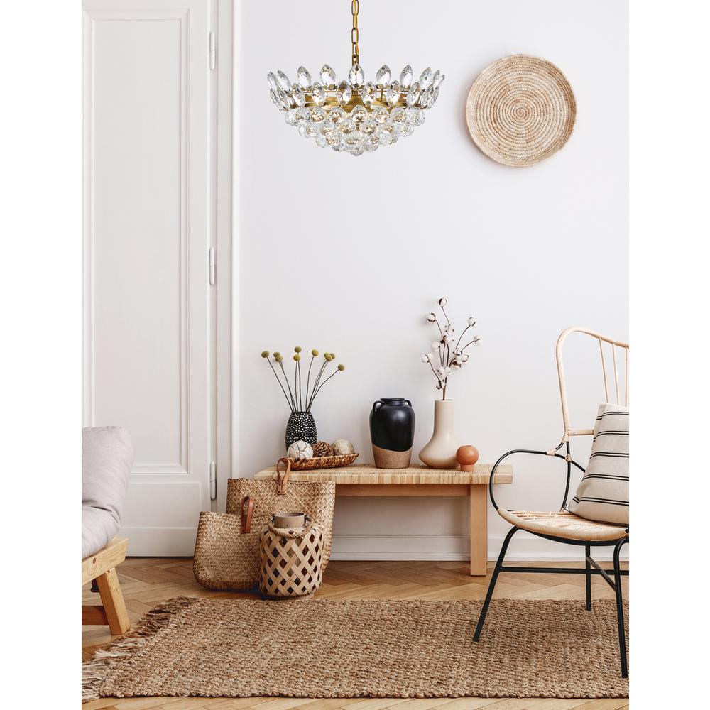 Emilia 18 inch pendant in brass. Picture 8